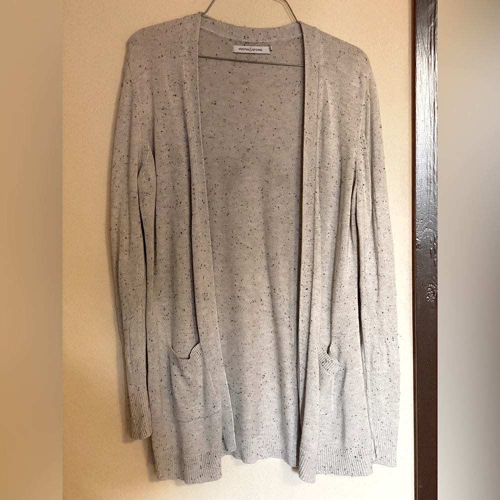 Stitches and Stripes Gray Cardigan XS-M